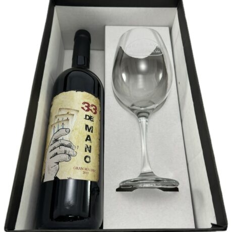 33 de Mano Gran Malbec 2019 + Copa