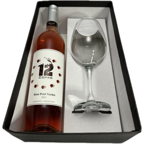 12 Copas Rose Petit Verdot 2023 + Copa