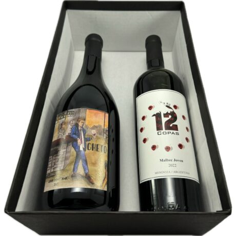 Combo 02: Cheto (Gran Pinot Noir 2022) + 12 Copas (Malbec Joven 2022)
