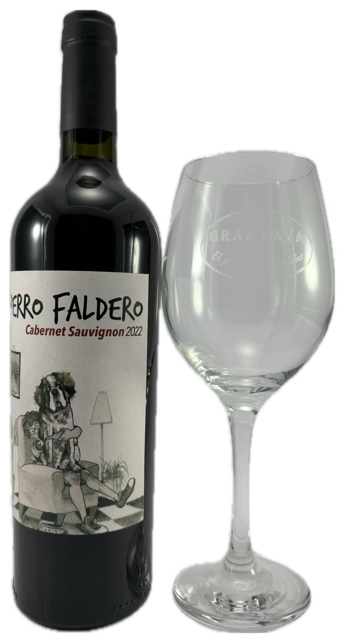 perro cabernet sauvignon 2022 + copa